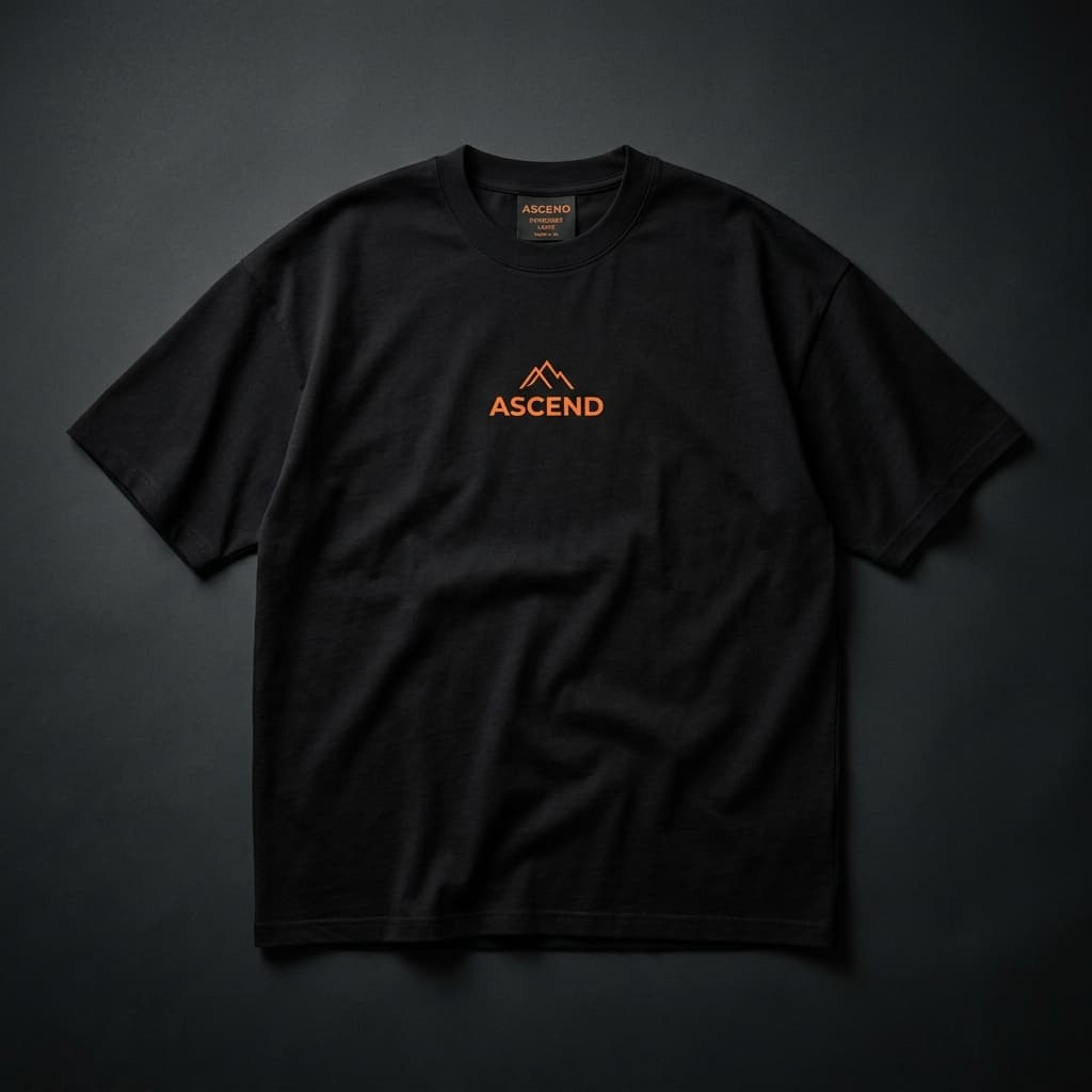 Essential Oversized Tee - Black