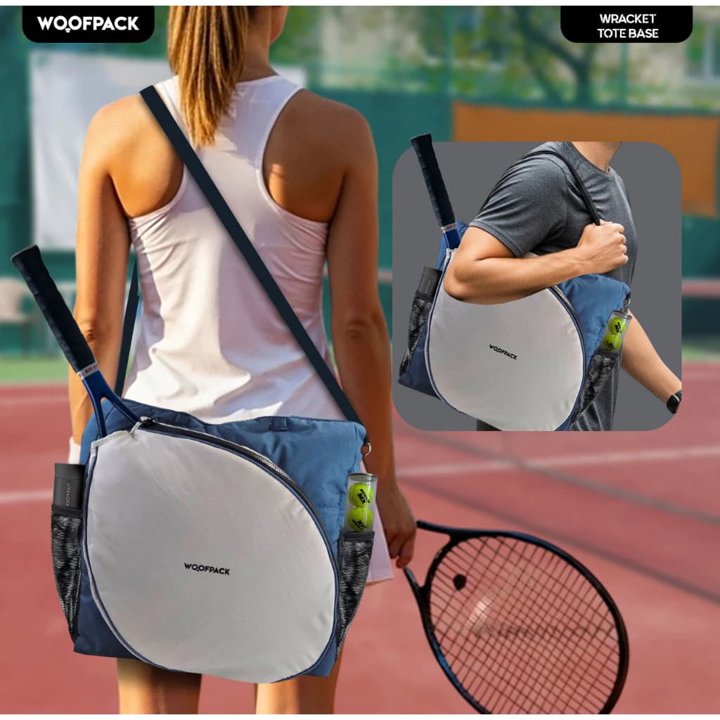 Wrkt1ToteBASE Tas Padel Tas Tenis Tas Badminton Tas Raket Universal Woof Pack de... - slide 1