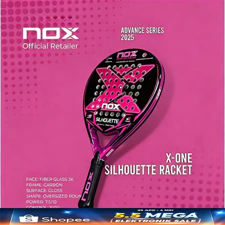 Nox Padel X-One 3K Carbon Promo All Levels dengan harga - slide 1